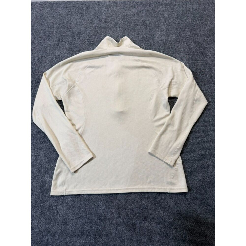 Patagonia Capilene Women’s Quarter Zip Pullover Ivory Cream Base Layer Outdoor